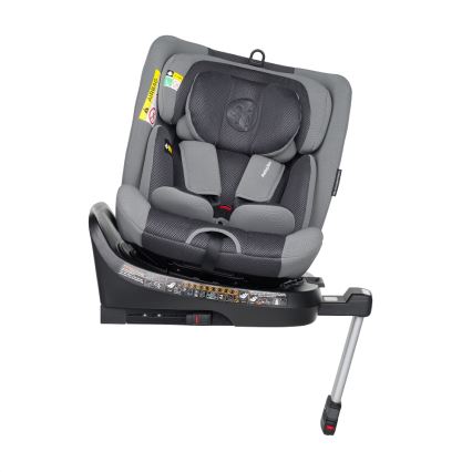 PETITE&MARS - Autosjedalica TWISTGUARD PRO i-Size 40-150 cm (0-36 kg) siva