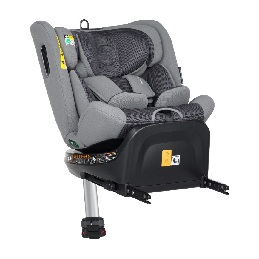 PETITE&MARS - Autosjedalica TWISTGUARD PRO i-Size 40-150 cm (0-36 kg) siva