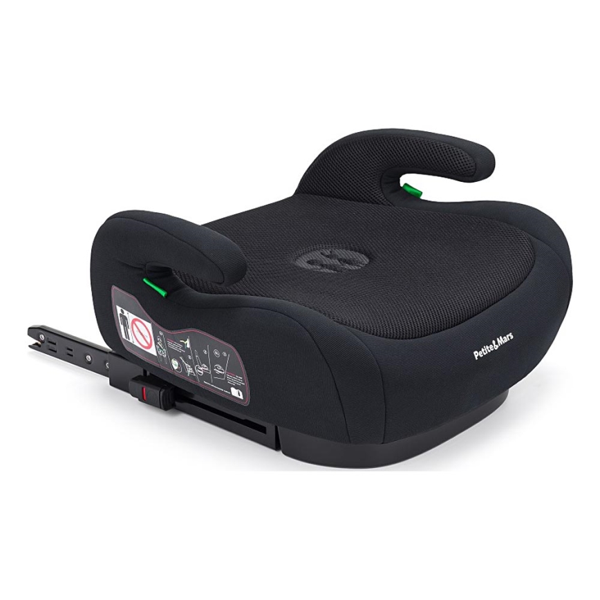 PETITE&MARS - Booster autosjedalica OPTIMUS PRO i-Size 125-150 cm (22-36 kg) crna