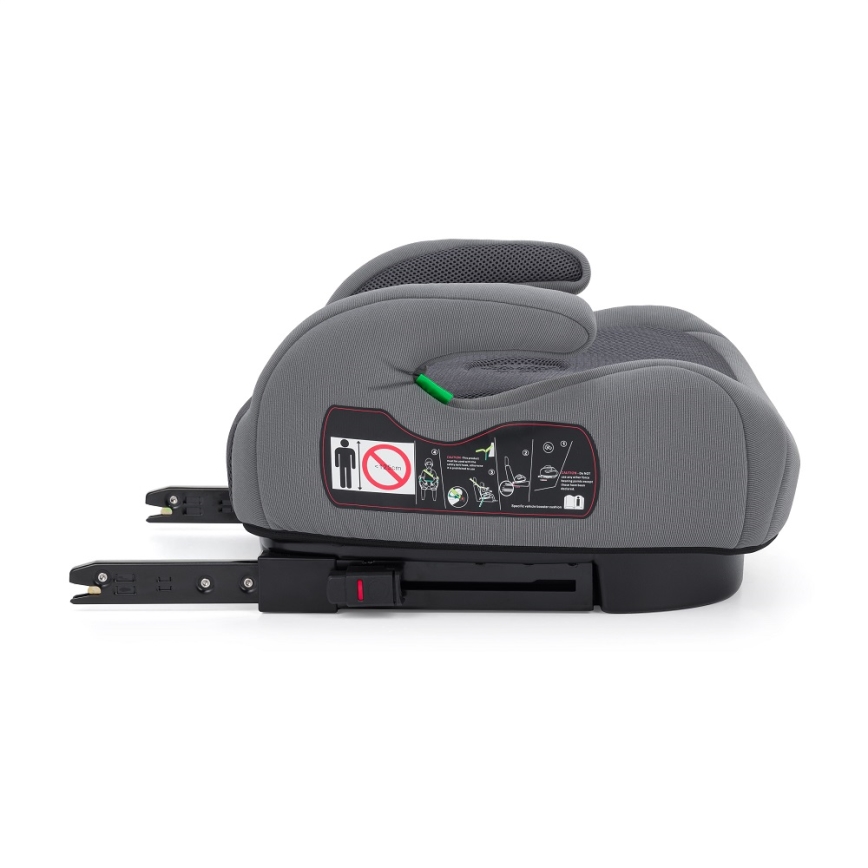 PETITE&MARS - Booster autosjedalica OPTIMUS PRO i-Size 125-150 cm (22-36 kg) siva