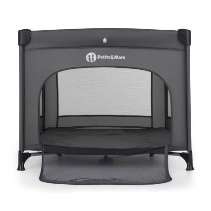 PETITE&MARS - Dječja putna ogradica NOOK Urban Charchoal Grey
