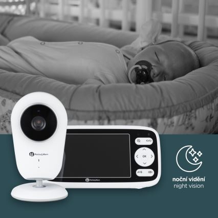 PETITE&MARS - Dječji monitor za bebe NANO 4.0 3,7V 1760 mAh