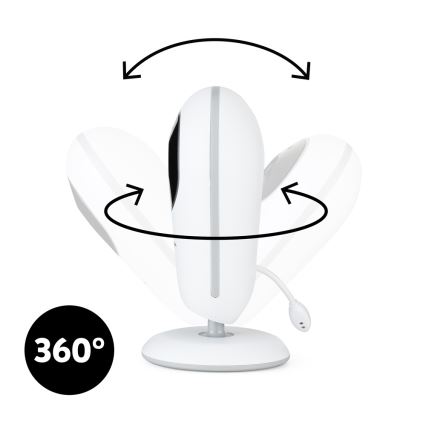PETITE&MARS - Dječji monitor za bebe NANO 4.0 3,7V 1760 mAh