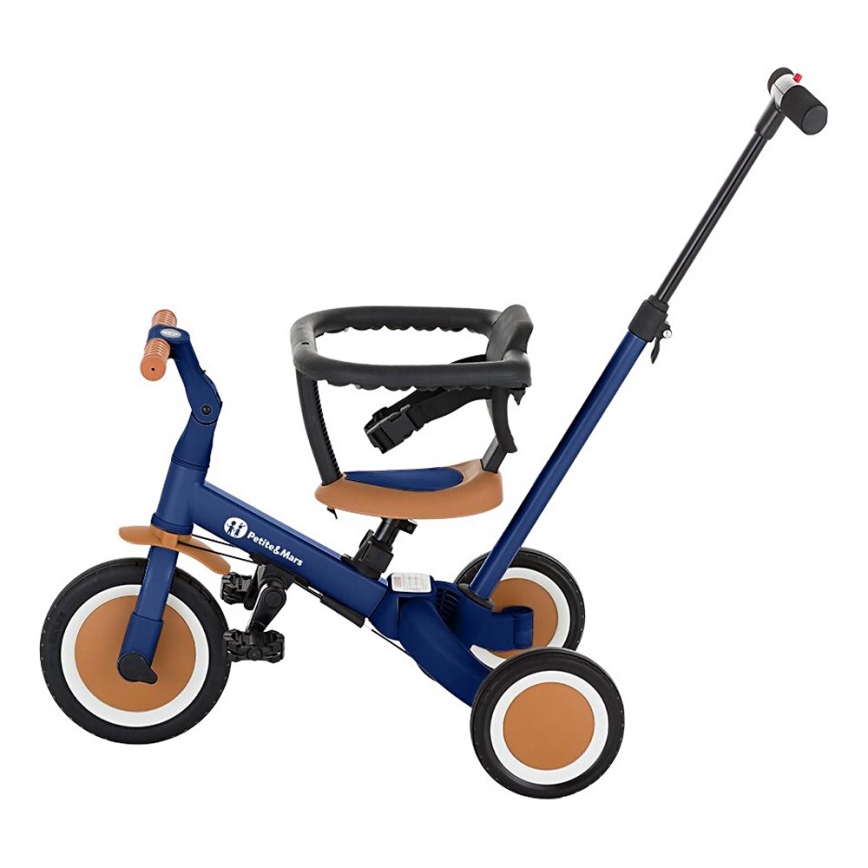 PETITE&MARS - Dječji tricikl 5u1 TURBO Enigmatic Blue