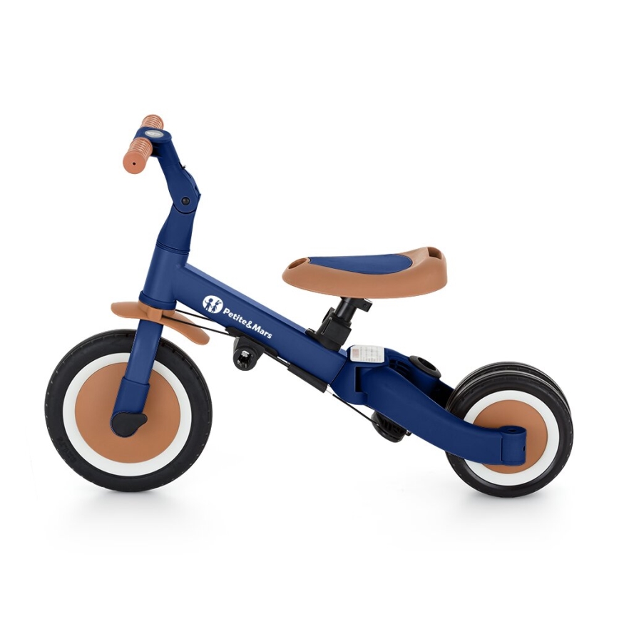 PETITE&MARS - Dječji tricikl 5u1 TURBO Enigmatic Blue