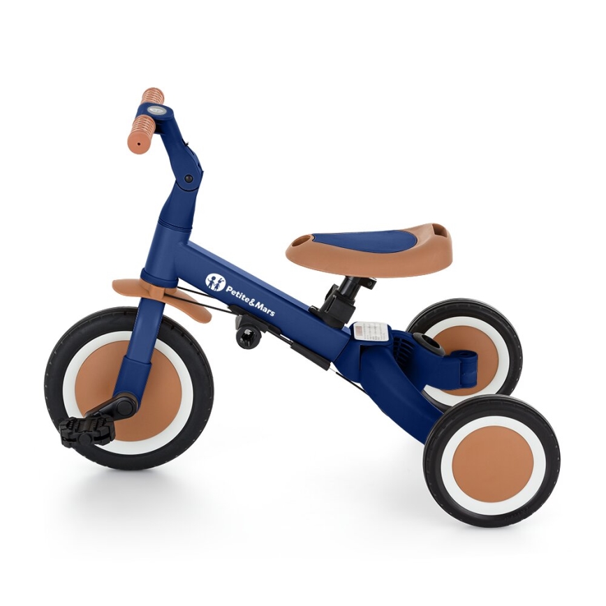 PETITE&MARS - Dječji tricikl 5u1 TURBO Enigmatic Blue