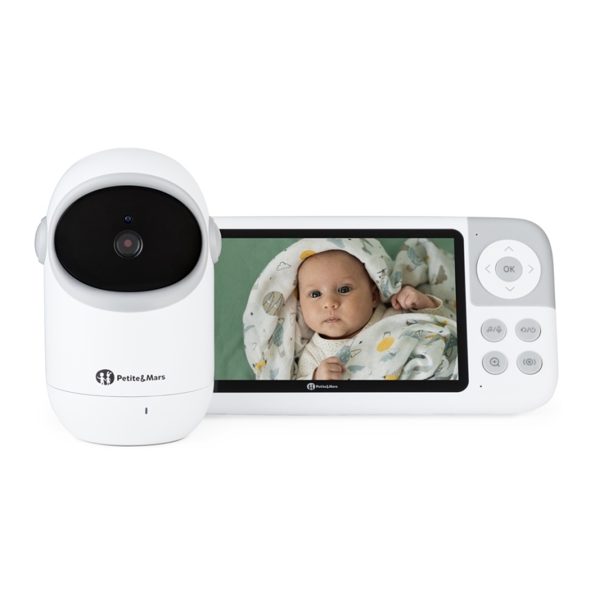 PETITE&MARS - Dječji video monitor EVE 5.0 3,8V 3050 mAh