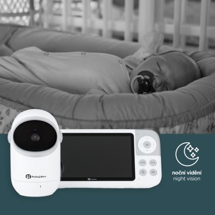 PETITE&MARS - Dječji video monitor EVE 5.0 3,8V 3050 mAh