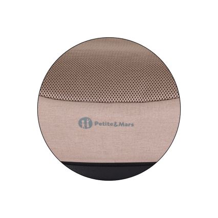 PETITE&MARS - Podižna sjedalica za auto OPTIMUS PRO i-Size Air 125-150 cm (22-36 kg) smeđa