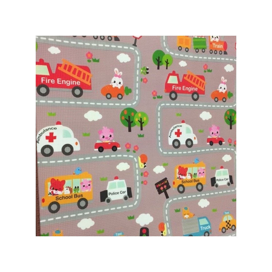 PETITE&MARS - Podloga za igranje JOY CITY 150x180 cm