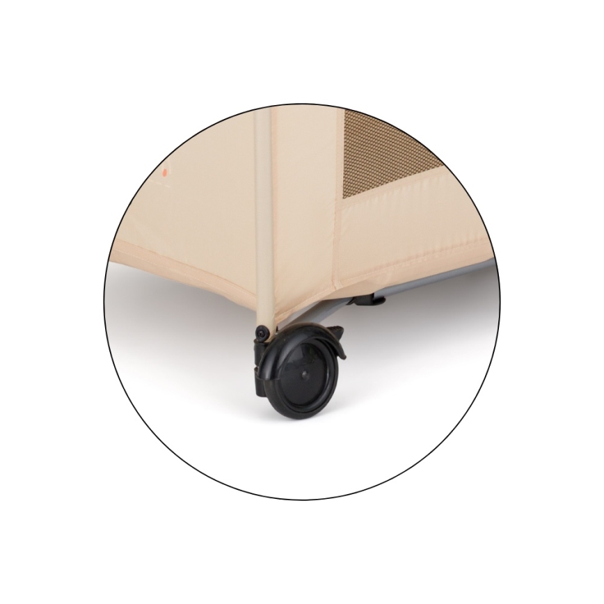 PETITE&MARS - Prenosivi dječji krevetić KOOT Tiger Super Hero