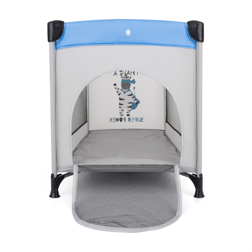 PETITE&MARS - Prijenosni krevetić KOOT Zebra Super Power