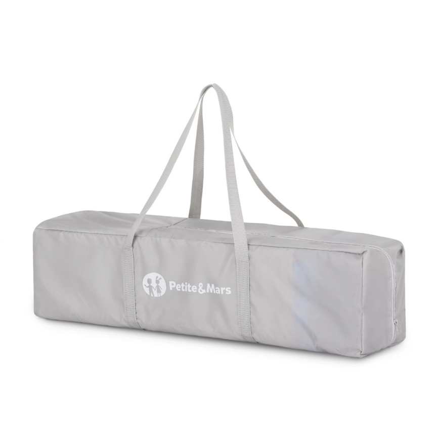 PETITE&MARS - Prijenosni krevetić KOOT Zebra Super Power