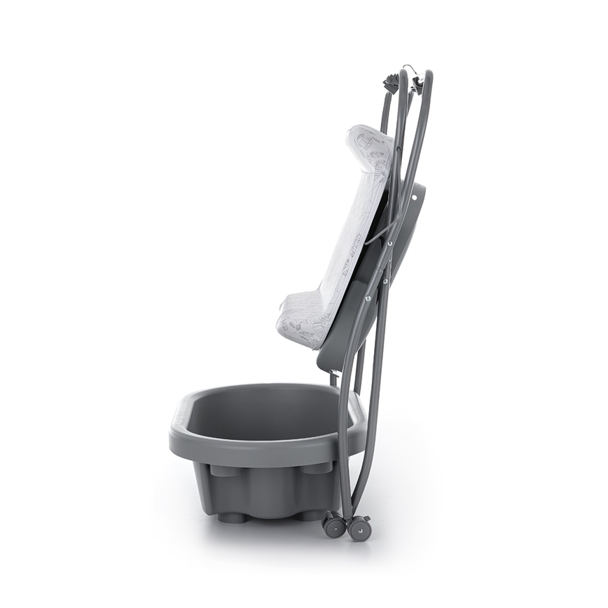 PETITE&MARS - Preklopni stol s kadicom SPA 3u1 siva