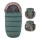 PETITE&MARS - SET dječji fusak 4u1 COMFY + grijači za ruke za kolica FURRY Khaki