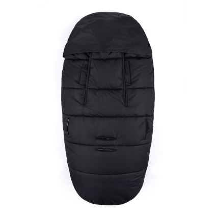 PETITE&MARS - SET Dječji vreća za spavanje 4u1 COMFY + navlake za ruke za kolica FURRY Forever Black