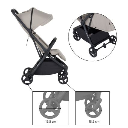 PETITE&MARS - Sportska kolica FLIP Platinum Grey