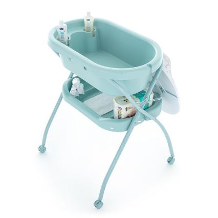 PETITE&MARS - Stalak s kadicom i podlogom za previjanje SPA 3u1 menta