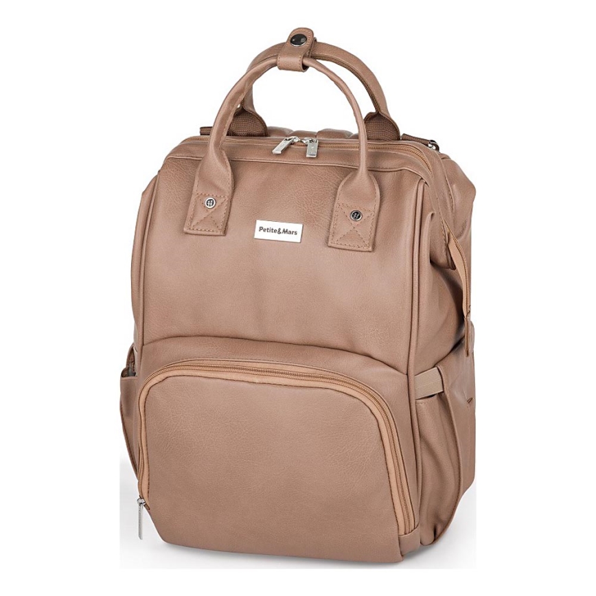 PETITE&MARS - Torba za presvlačenje za dječju kolica JASPER smeđa