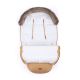 PETITE&MARS - Zimska vreća za kolica 4u1 COMFY Elegant Caramel/White smeđa