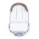 PETITE&MARS - Zimska vreća za kolica 4u1 COMFY Fancy Dream plava/bijela