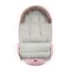 PETITE&MARS - Zimska vreća za kolica 4u1 COMFY Glossy Princess/Grey ružičasta
