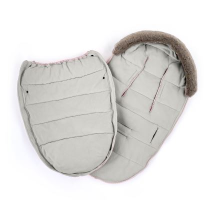 PETITE&MARS - Zimska vreća za kolica 4u1 COMFY Pastel Peach narančasta