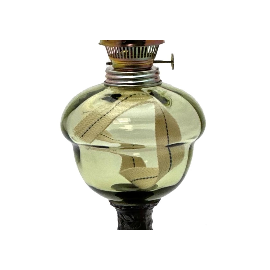 Petrolejska lampa BARBORA 54 cm zelena