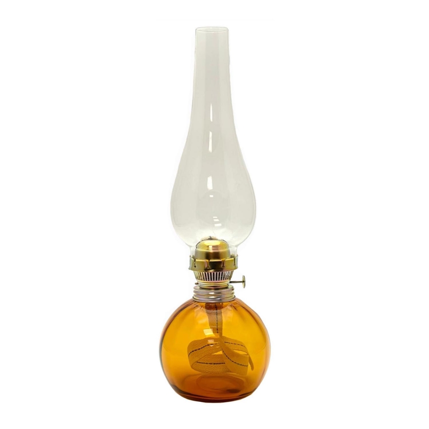 Petrolejska lampa BASIC 38 cm amber