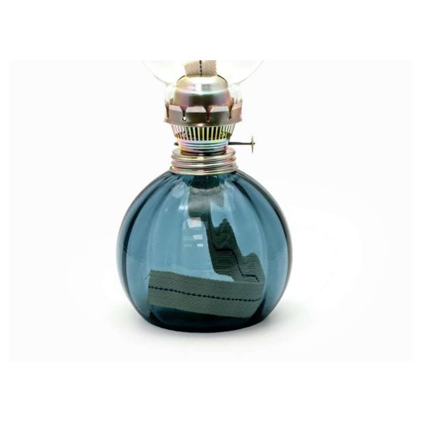 Petrolejska lampa BASIC 38 cm plava