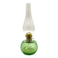 Petrolejska lampa EMA 38 cm svijetlo zelena