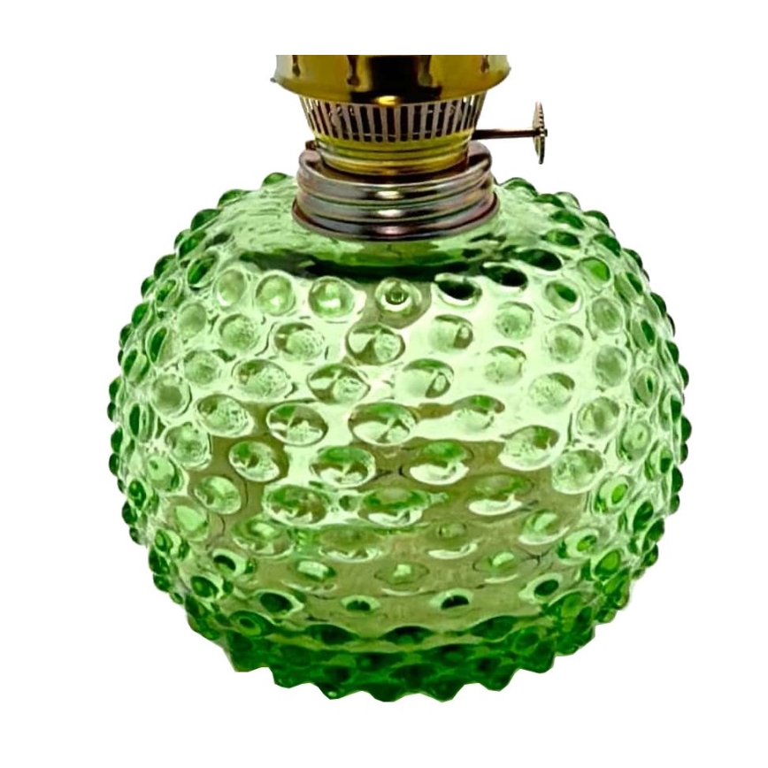 Petrolejska lampa EMA 38 cm svijetlo zelena