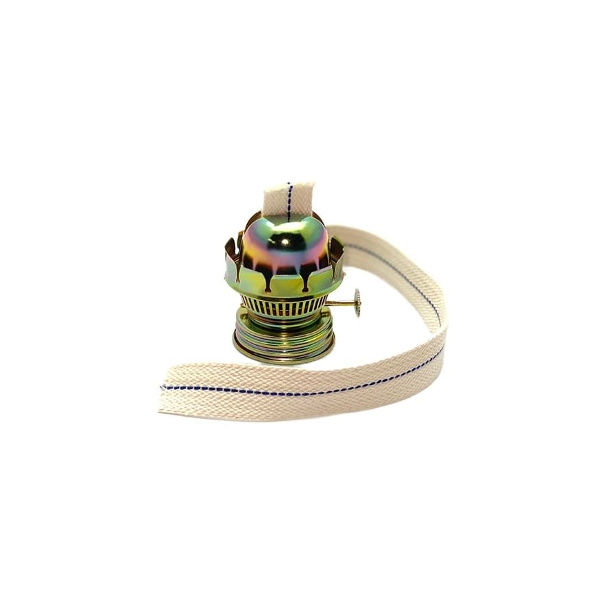 Petrolejska lampa KLÁRA 34 cm jantar
