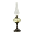 Petrolejska lampa KRASOMÍRA 42 cm šumsko zelena