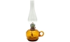 Petrolejska lampa MONIKA 34 cm amber