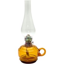 Petrolejska lampa MONIKA 34 cm amber