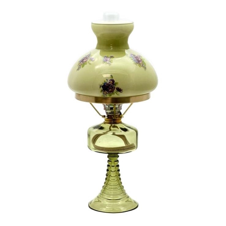 Petrolejska lampa PETRA 42 cm šumsko zelena