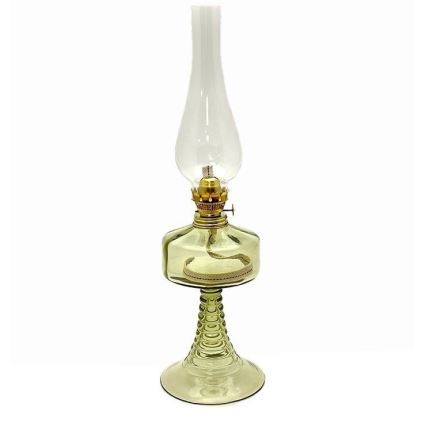 Petrolejska lampa PETRA 42 cm šumsko zelena