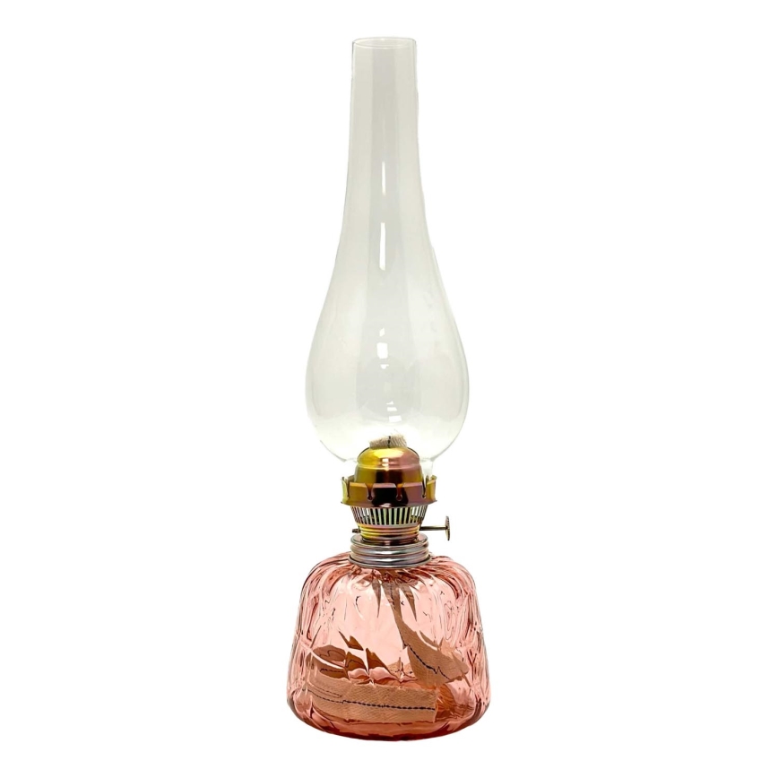 Petrolejska lampa POLY 38 cm bakrena