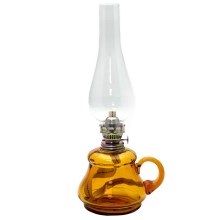Petrolejska lampa TEREZA 34 cm amber