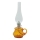 Petrolejska lampa TEREZA 34 cm amber rombovi