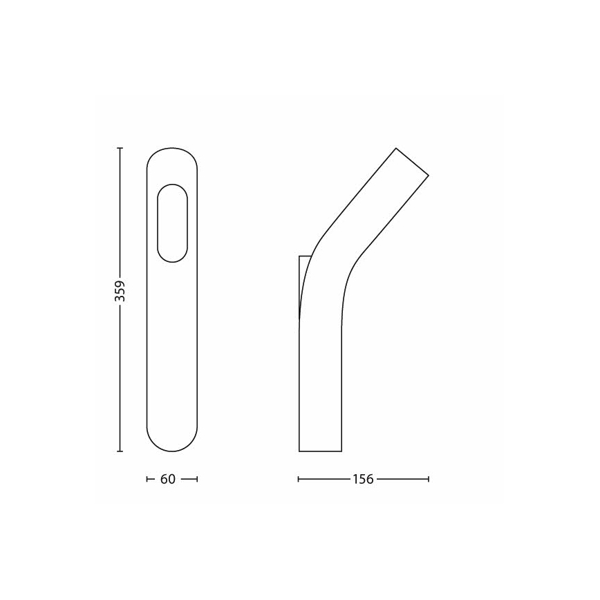 Philips 16253/87/16 - LED Vanjska zidna svjetiljka MYGARDEN DUNETOP 1xLED/7,5W IP44