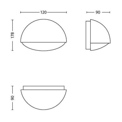 Philips - LED vanjska rasvjeta LED/3W/230V IP44