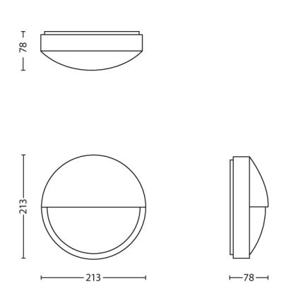 Philips - LED Vanjska zidna svjetiljka LED/6W IP44