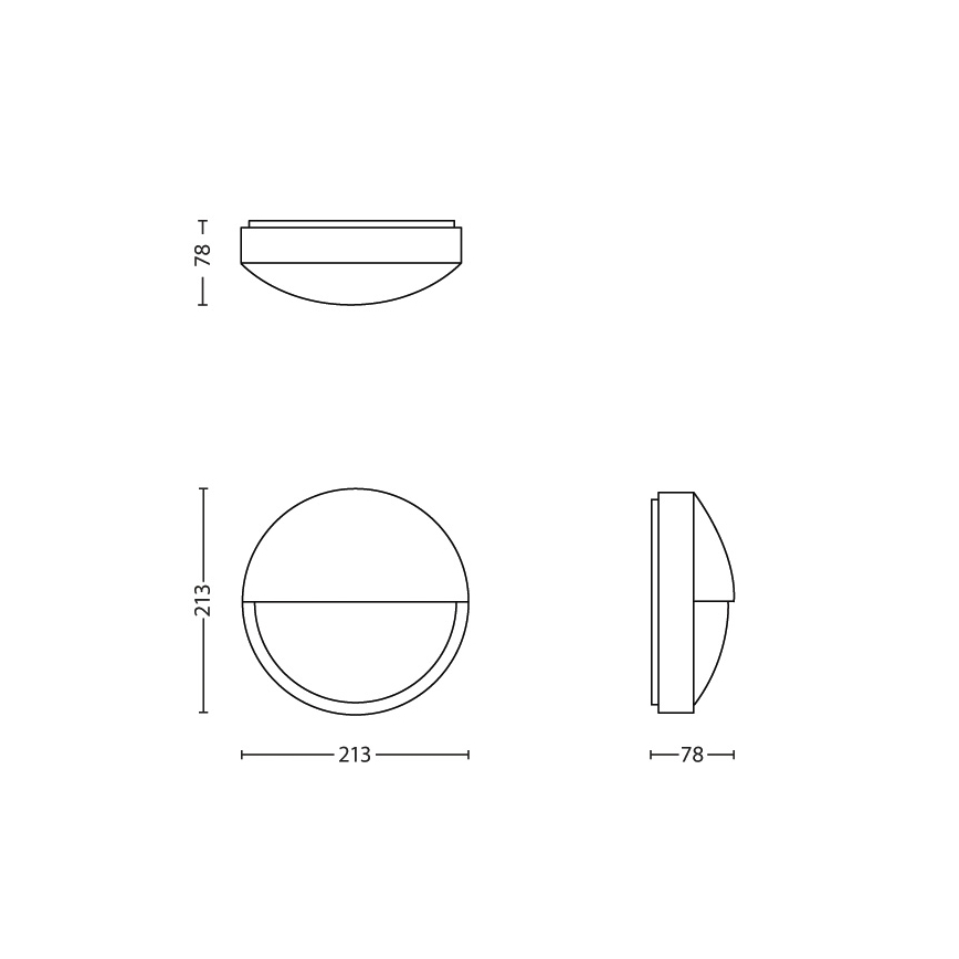 Philips - LED Vanjska zidna svjetiljka LED/6W IP44