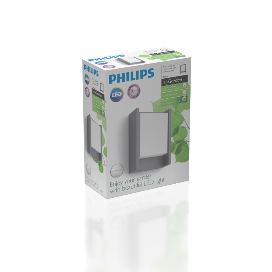 Philips - LED Vanjska zidna svjetiljka LED/6W/230V 2700K IP44
