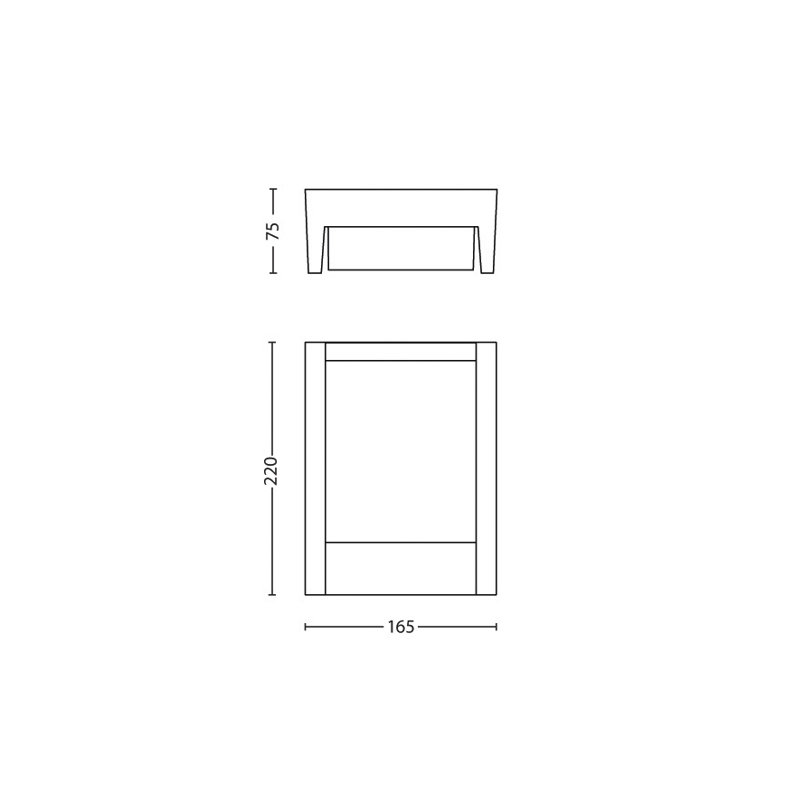 Philips - LED Vanjska zidna svjetiljka LED/6W/230V 4000K IP44