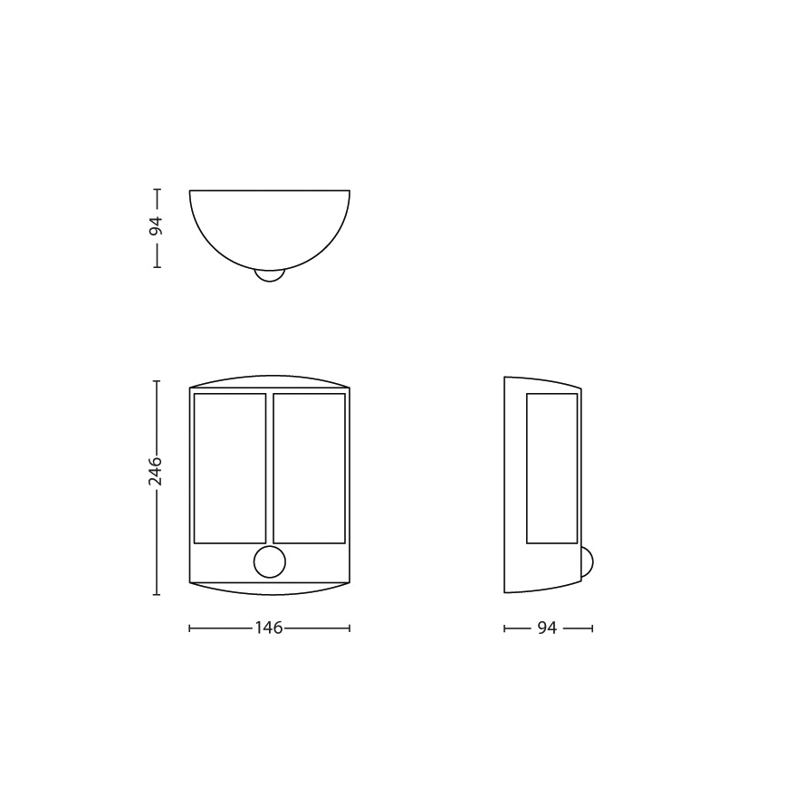 Philips - LED vanjska svjetiljka sa senzorom LED/6W IP44