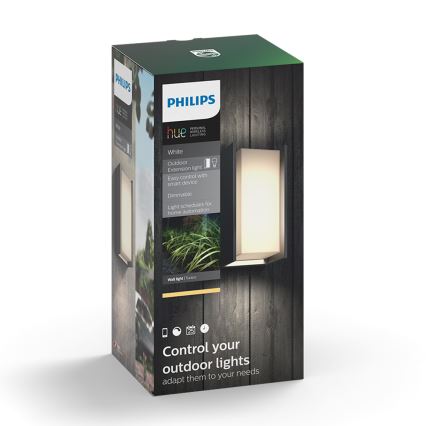 Philips - LED Prigušiva vanjska zidna svjetiljka Hue TURACO 1xE27/9,5W/230V IP44