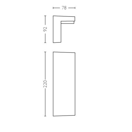 Philips - LED Vanjska zidna svjetiljka 2xLED/4,5W/230V IP44